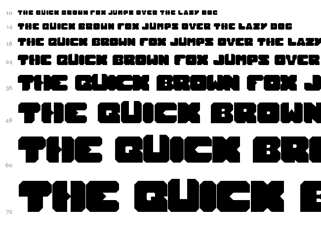Total Hammer font waterfall